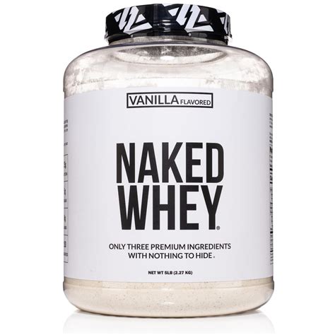 nude whey|Amazon.com: Naked Vanilla Whey Protein Powder